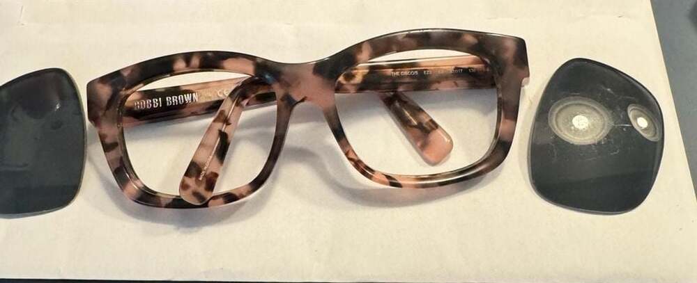 Bobbi Brown The Cisco/S EZ3 CZ Tortoise Pink Sunglasses Frame only